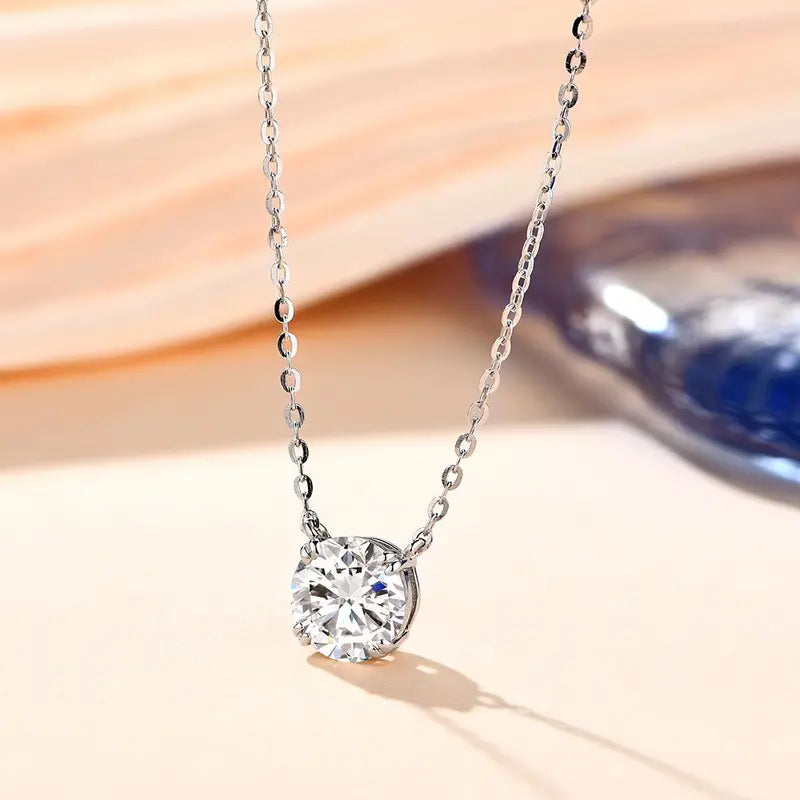 Synthetic Moissanite Necklaces