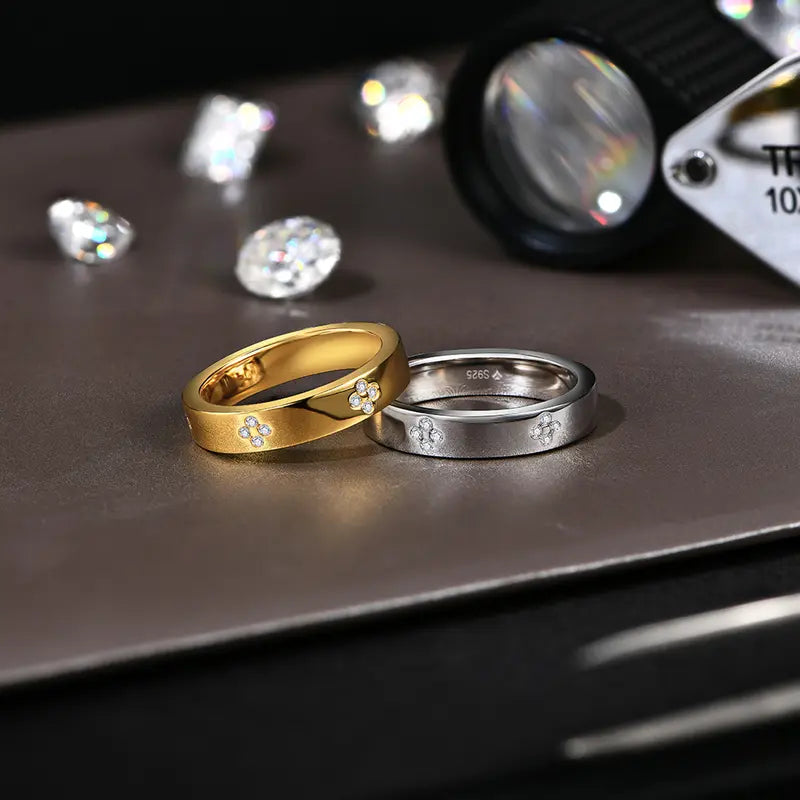 Synthetic Moissanite Ring