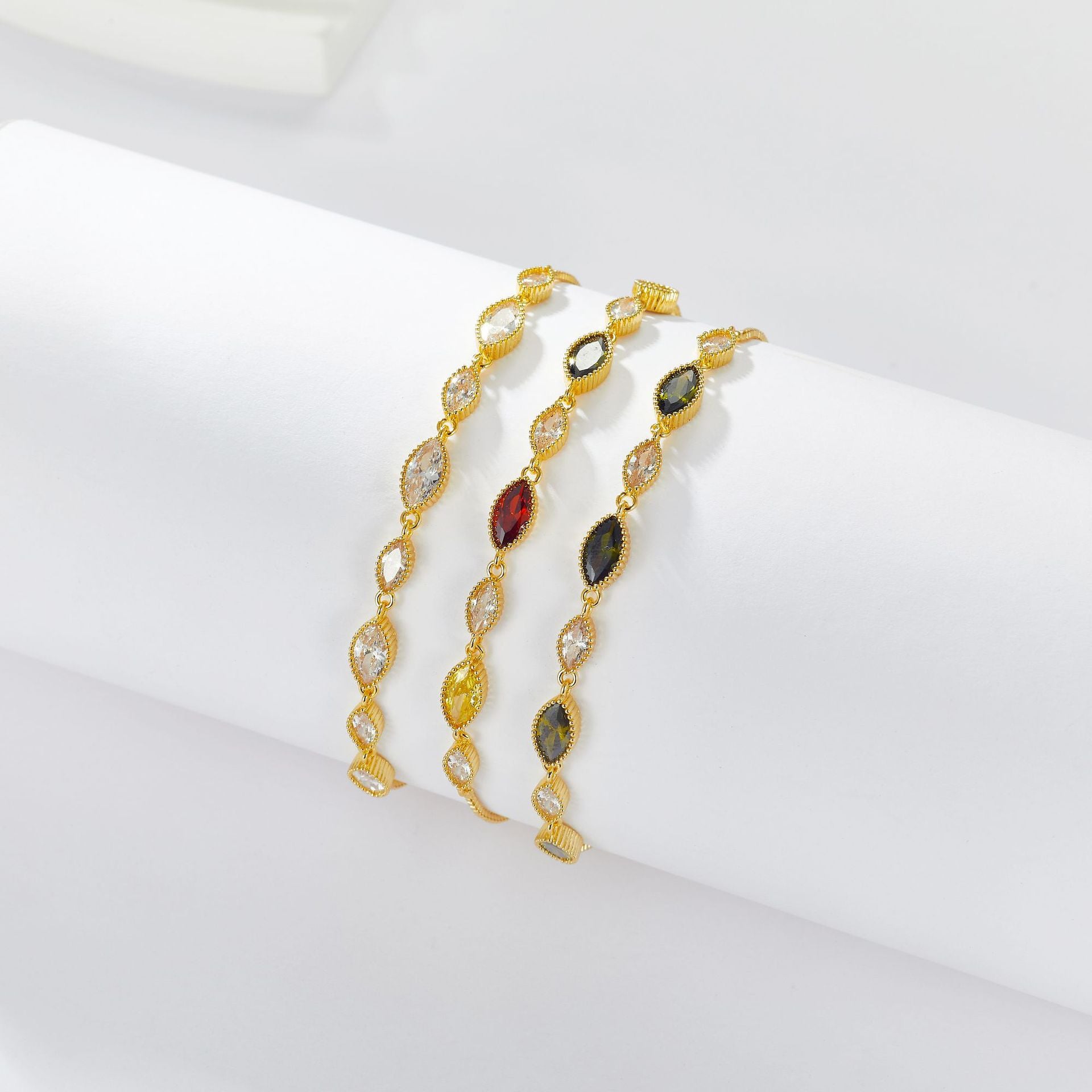 Bracelet studded with stones