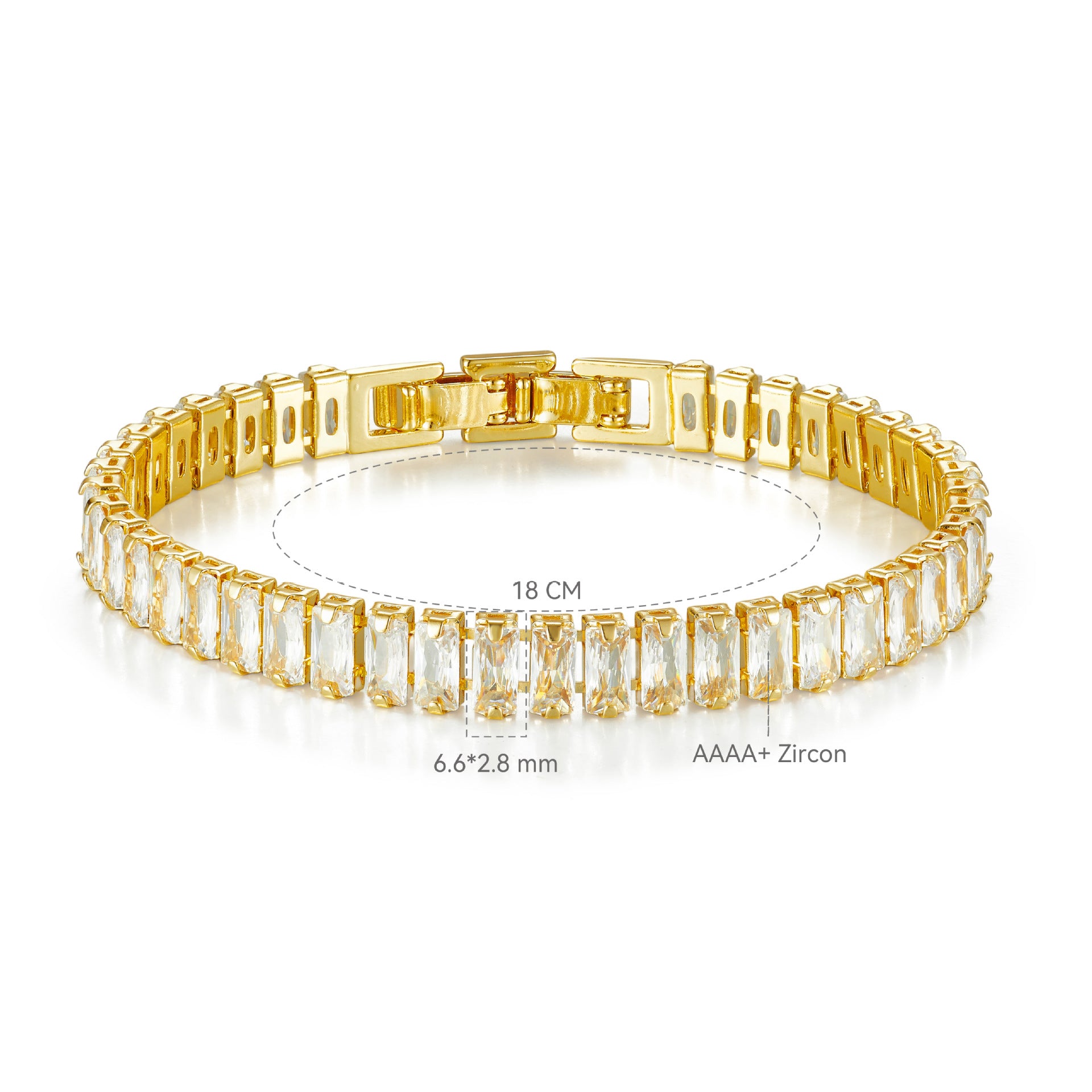 Bracelet studded with stones