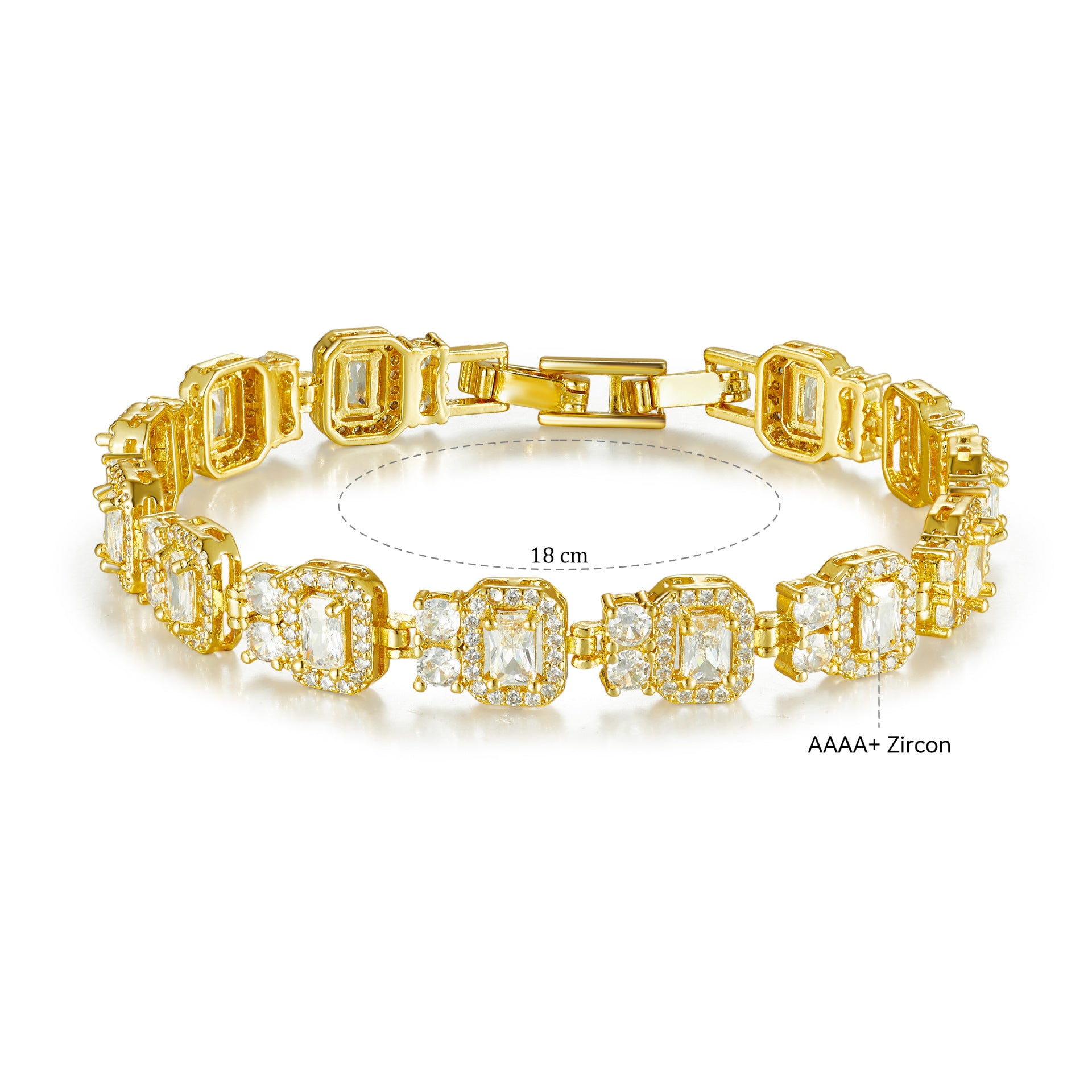 Bracelet studded with stones