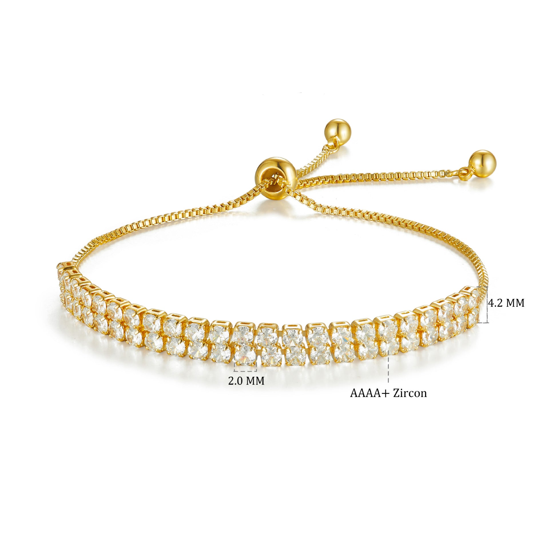 Bracelet studded with stones