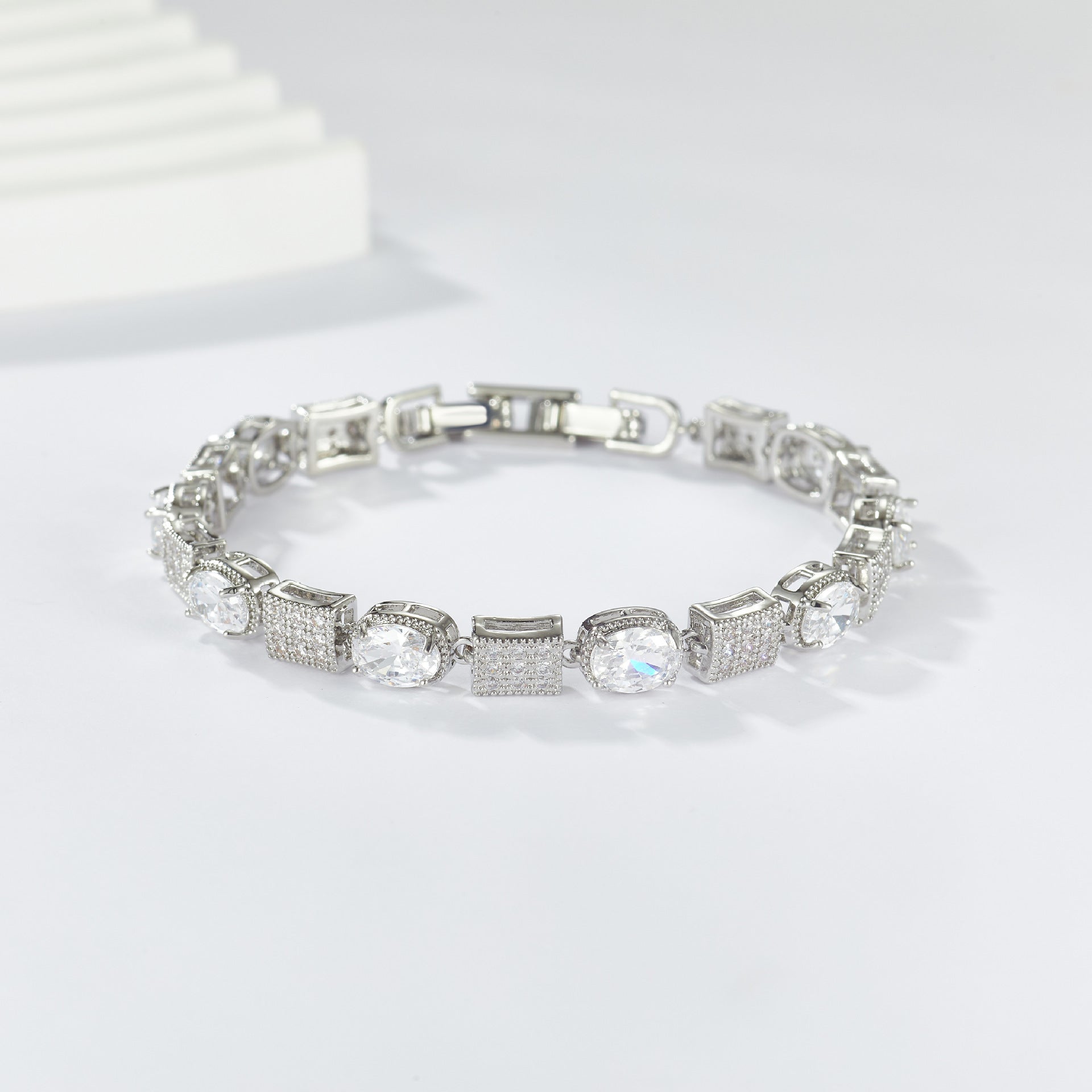 Bracelet studded with stones