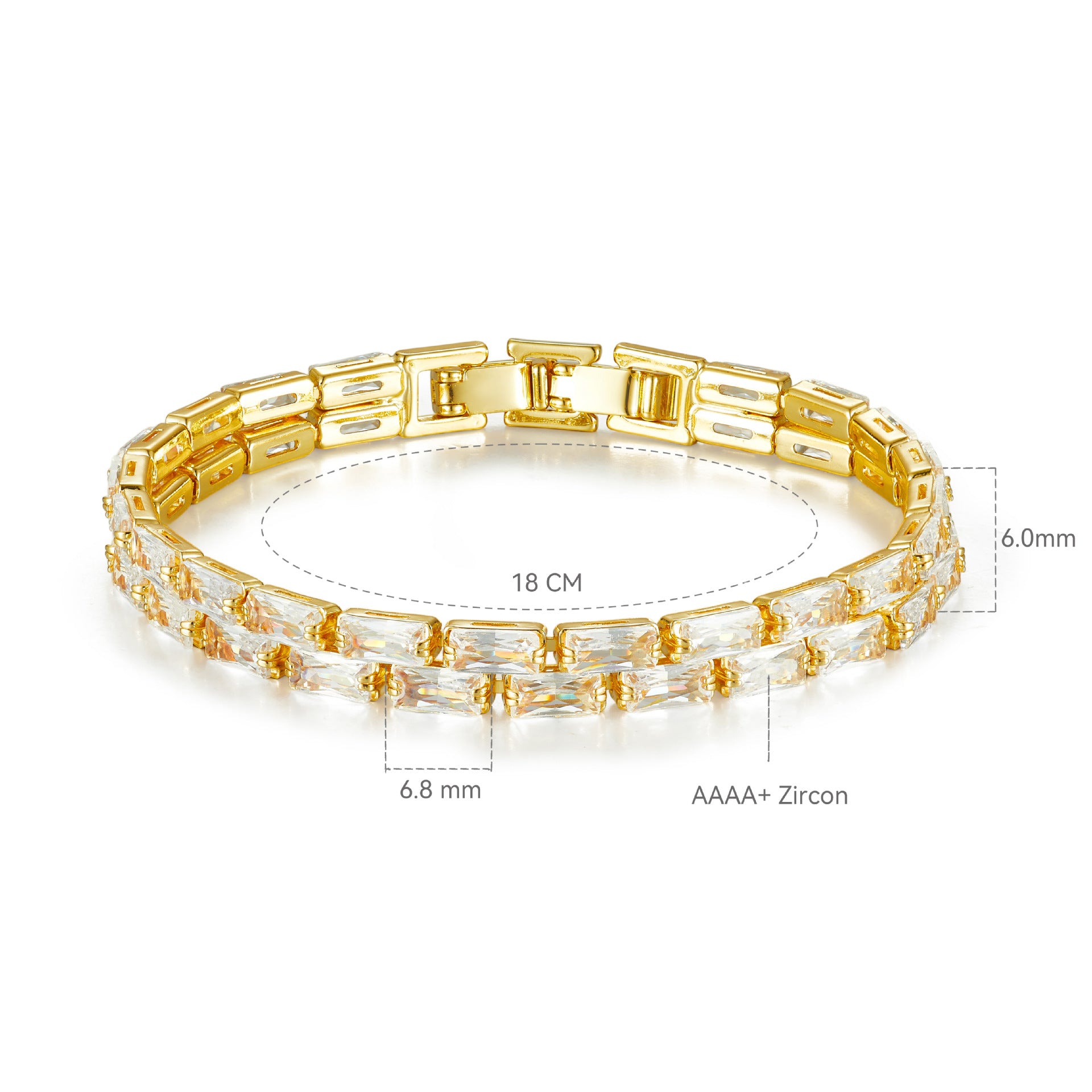 Bracelet studded with stones