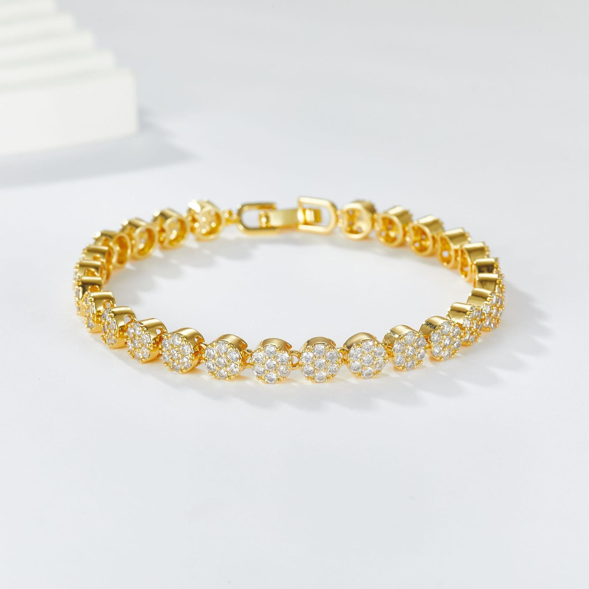 Bracelet studded with stones