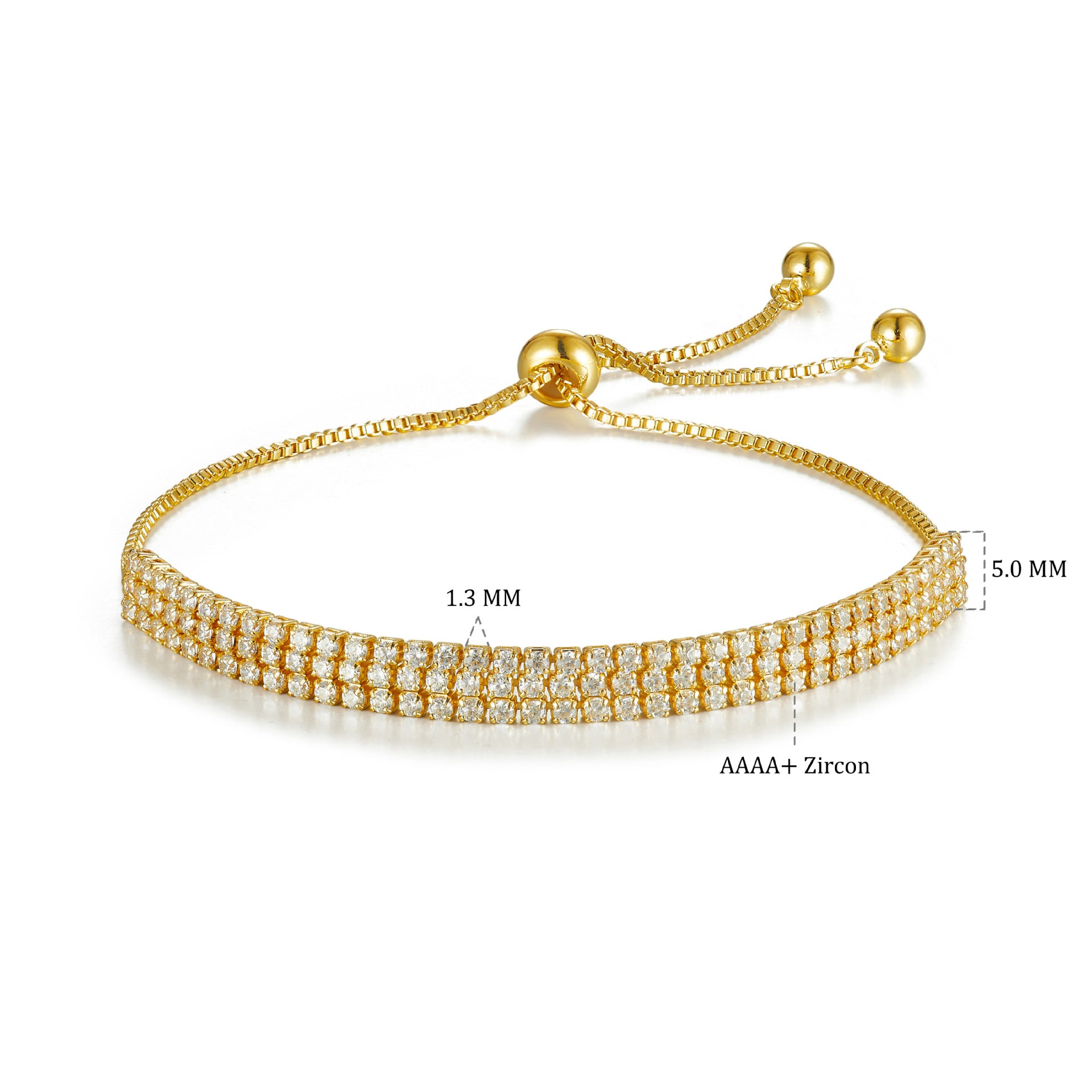 Bracelet studded with stones