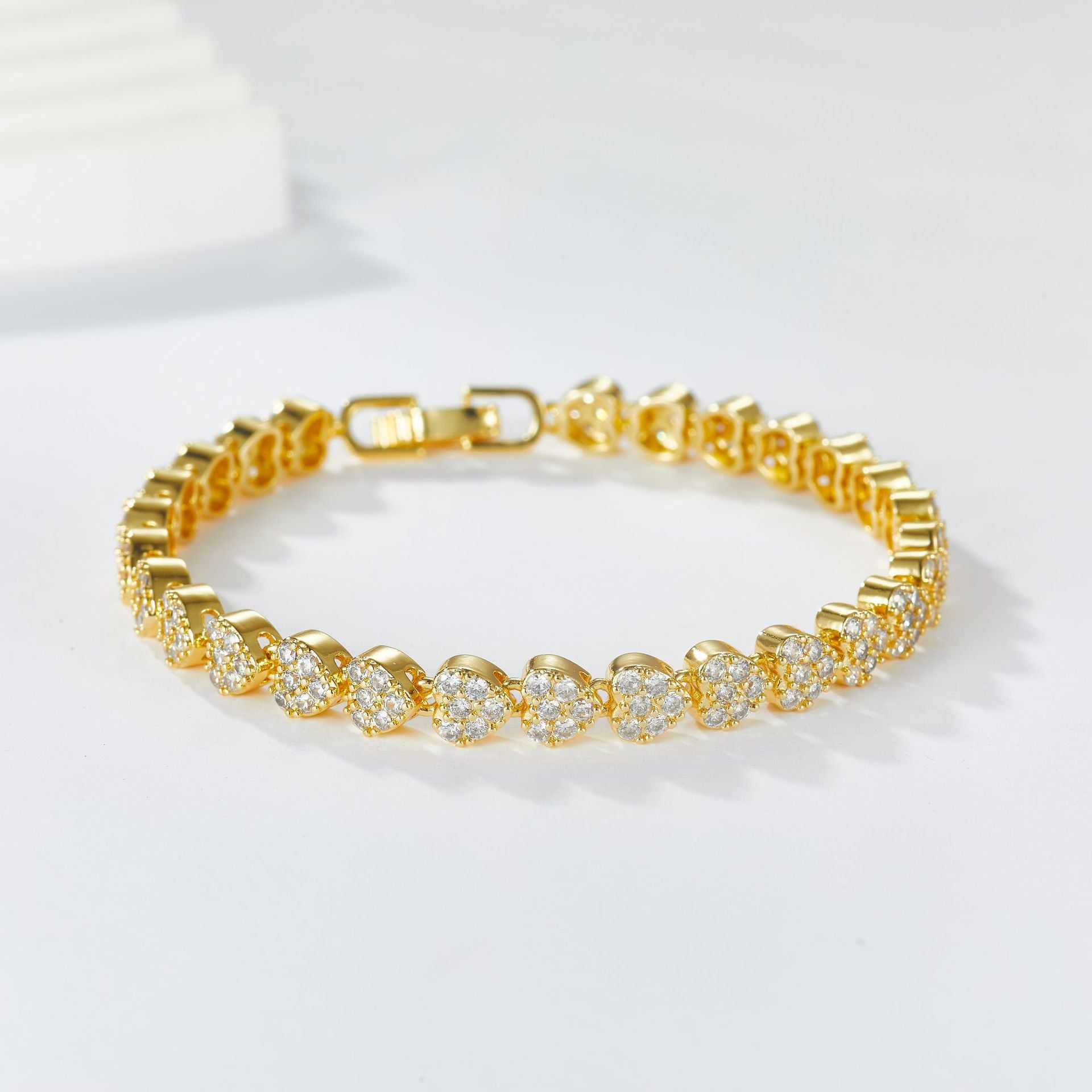 Bracelet studded with stones