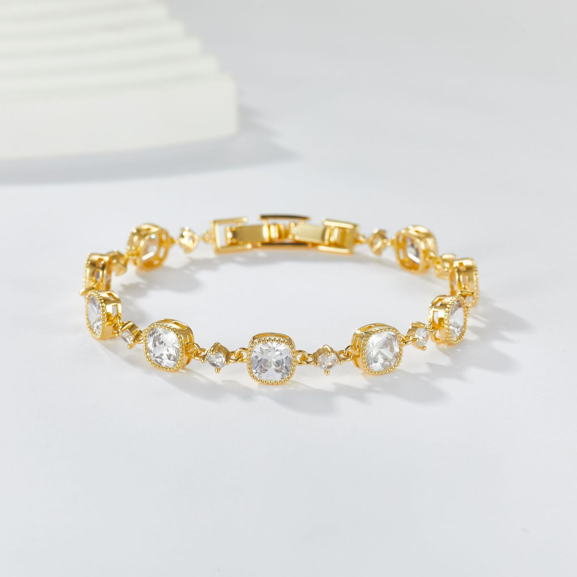 Bracelet studded with stones