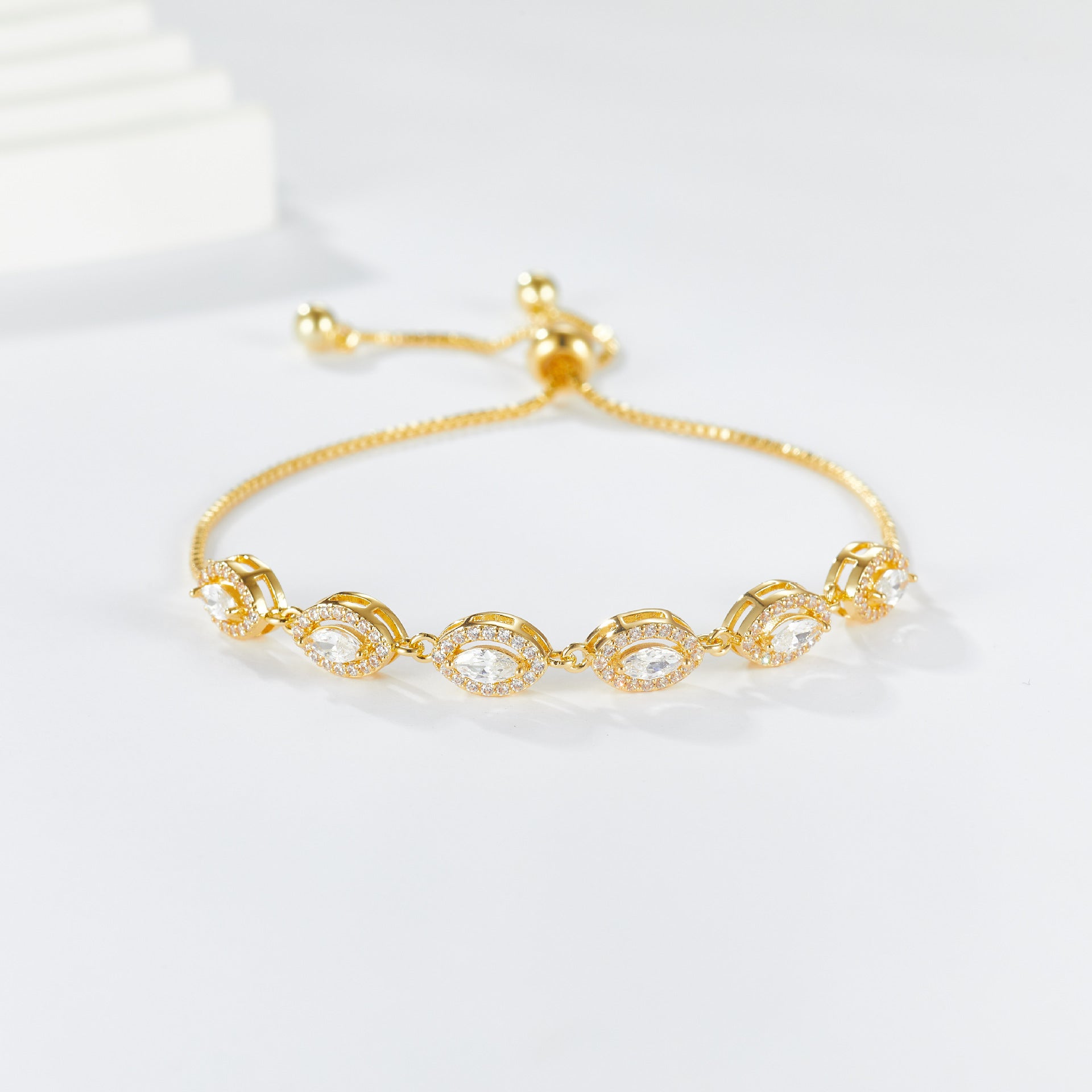 Bracelet studded with stones