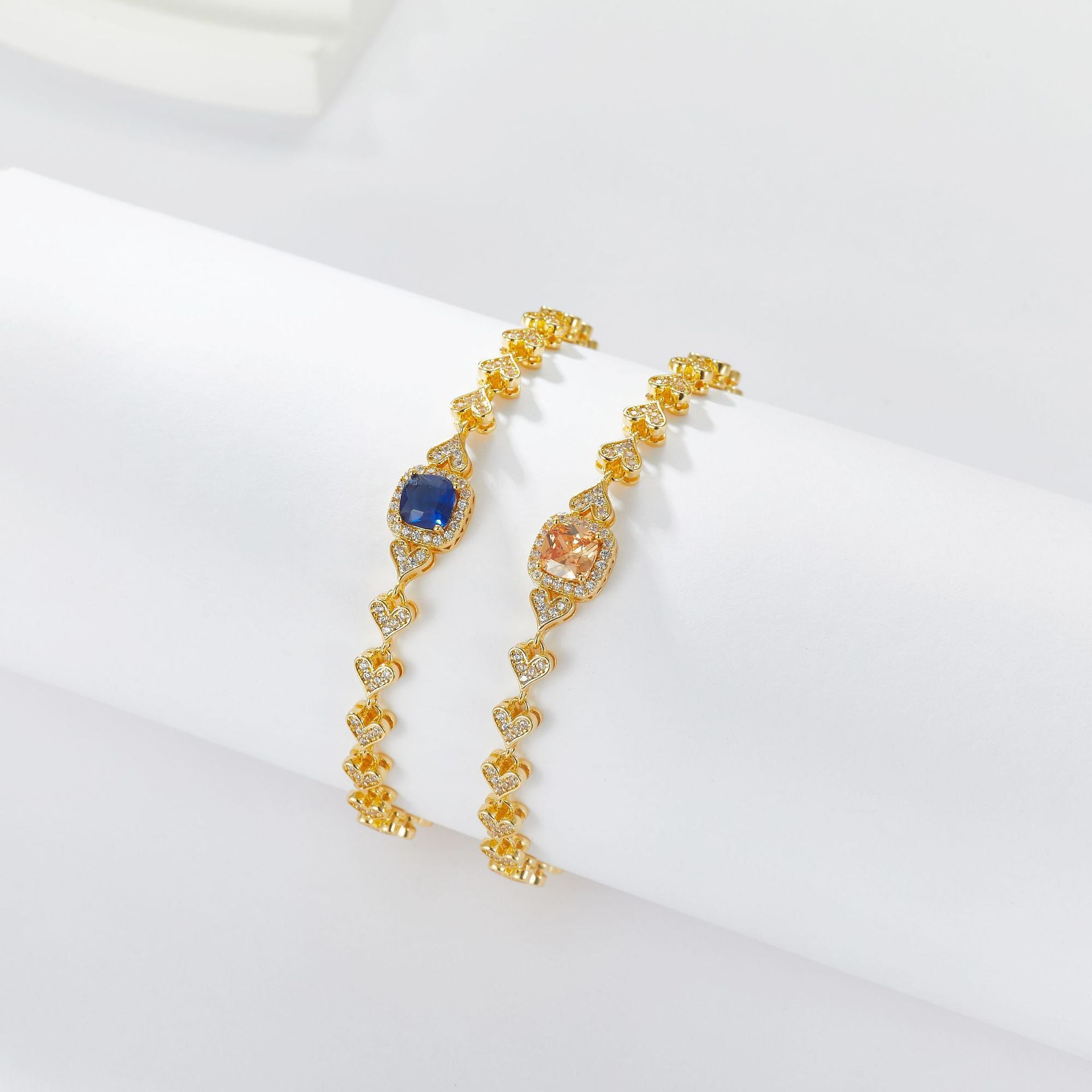 Bracelet studded with stones