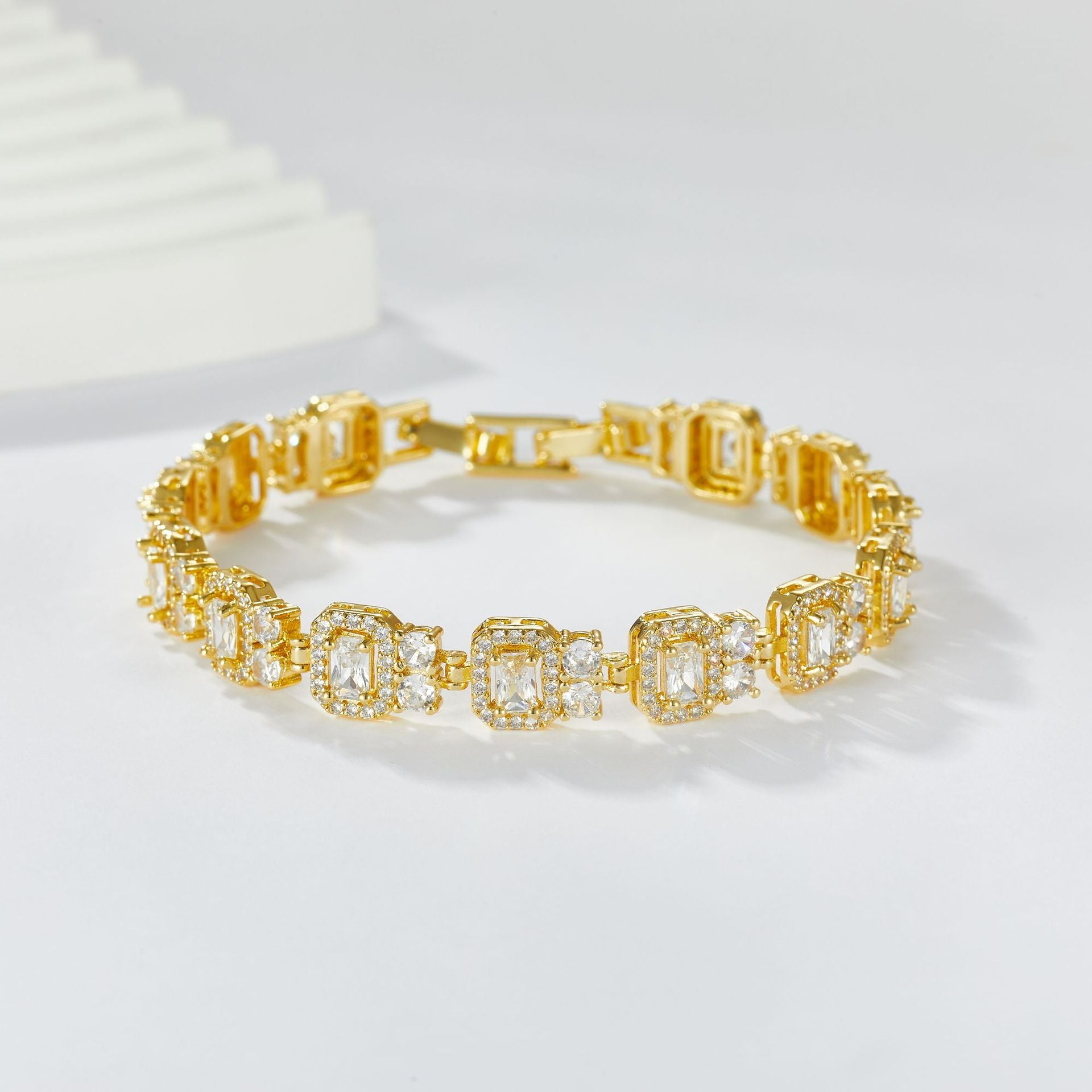 Bracelet studded with stones