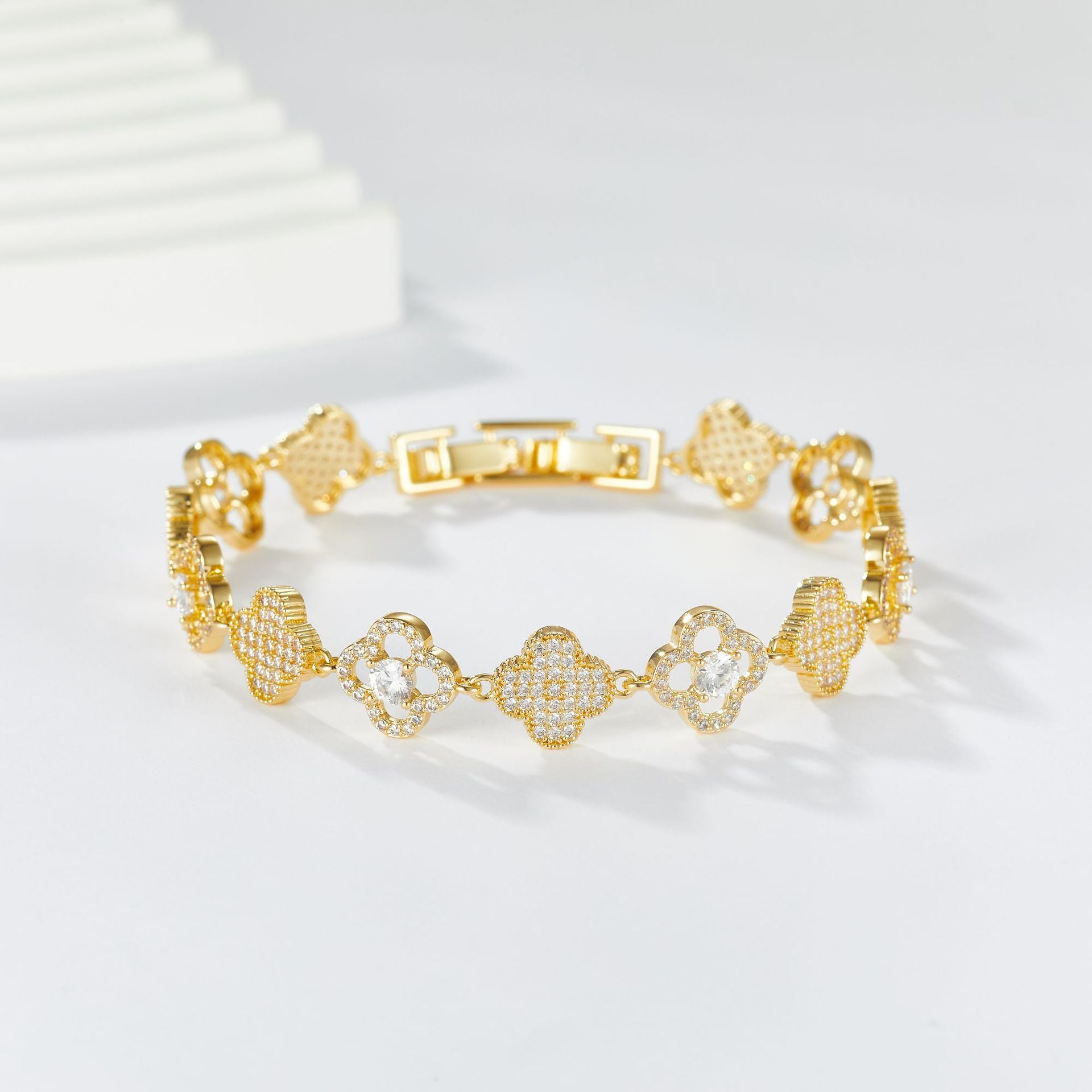 Bracelet studded with stones