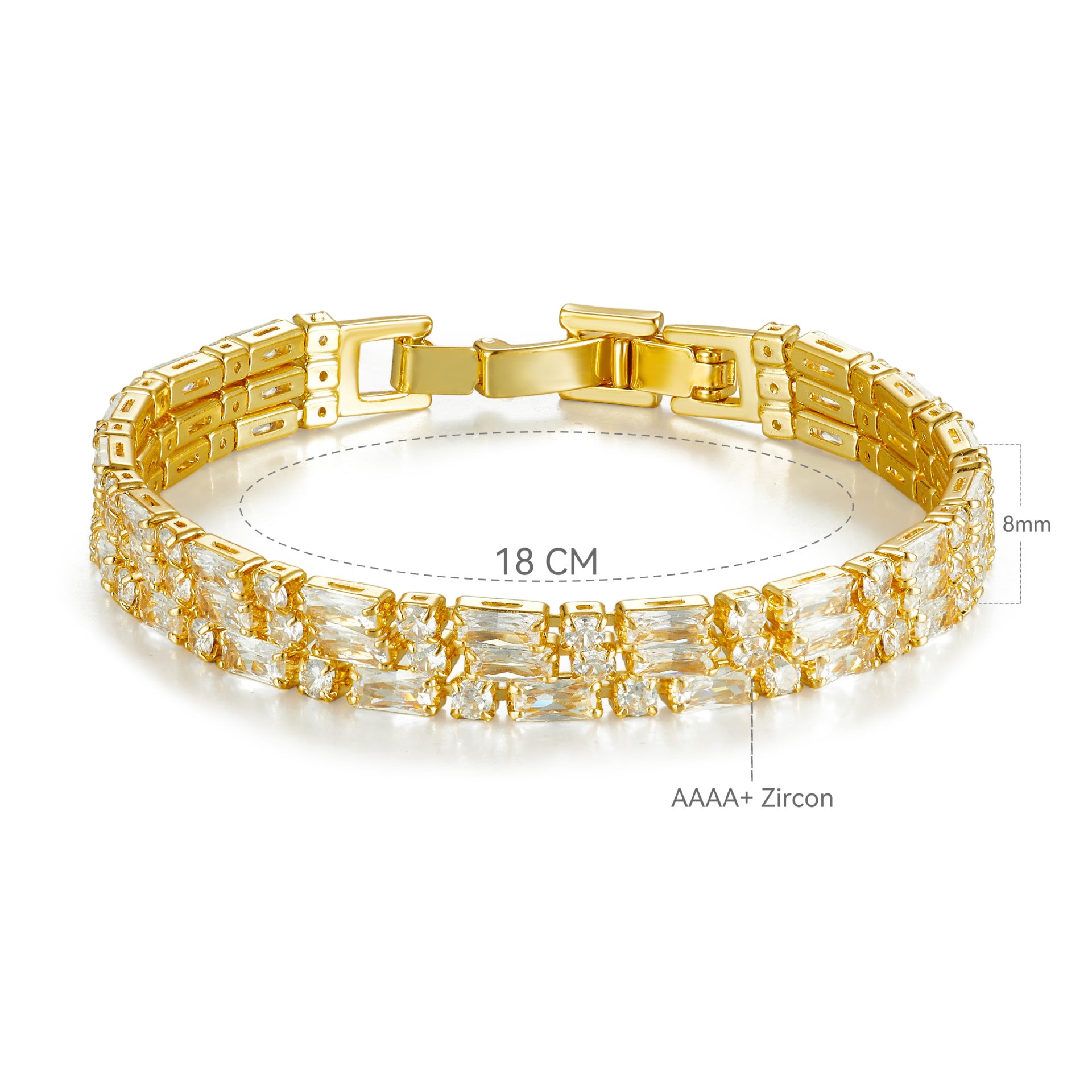 Bracelet studded with stones