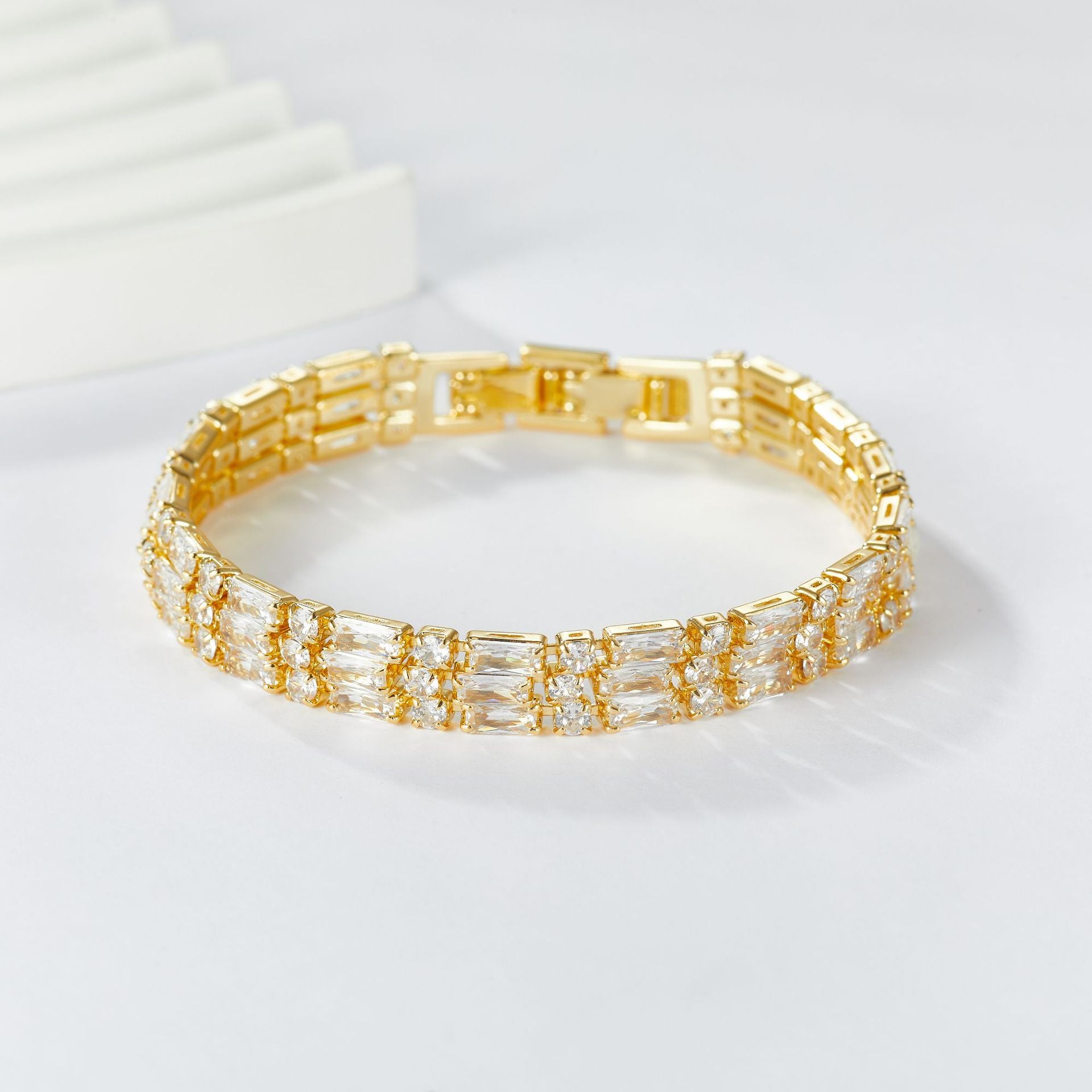 Bracelet studded with stones