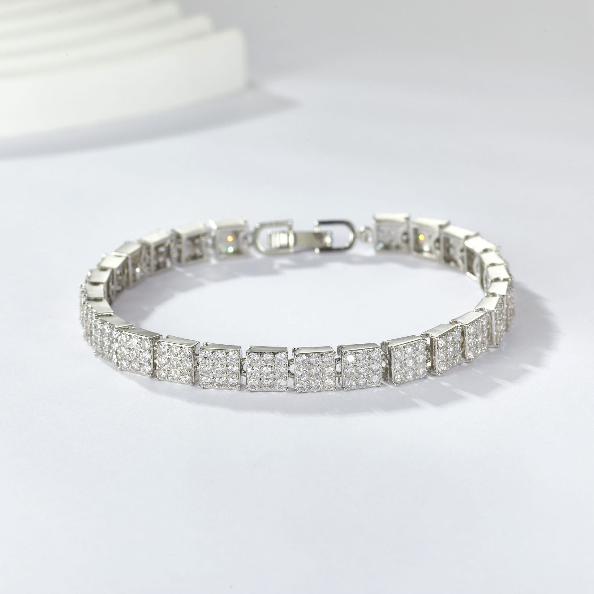 Bracelet studded with stones