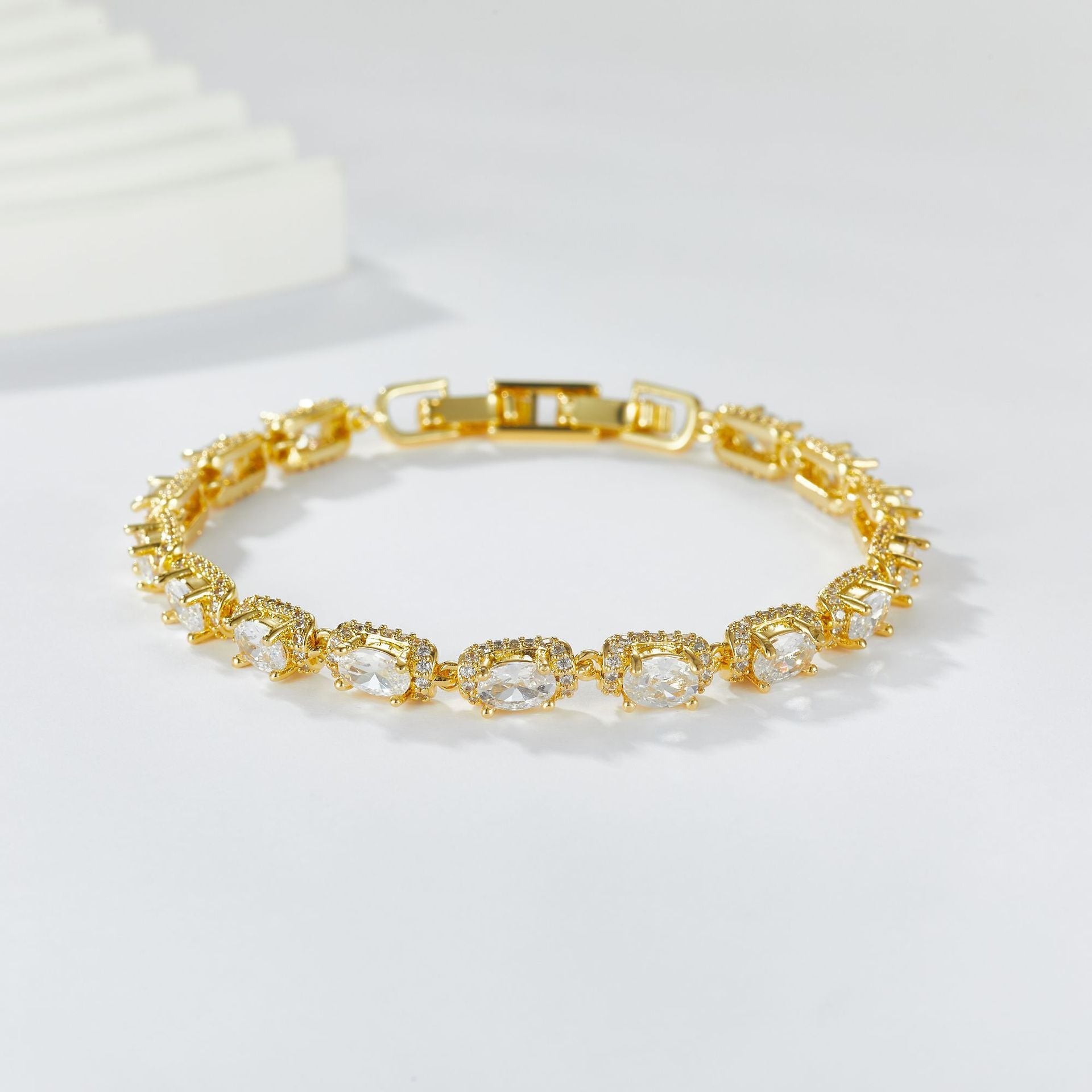 Bracelet studded with stones