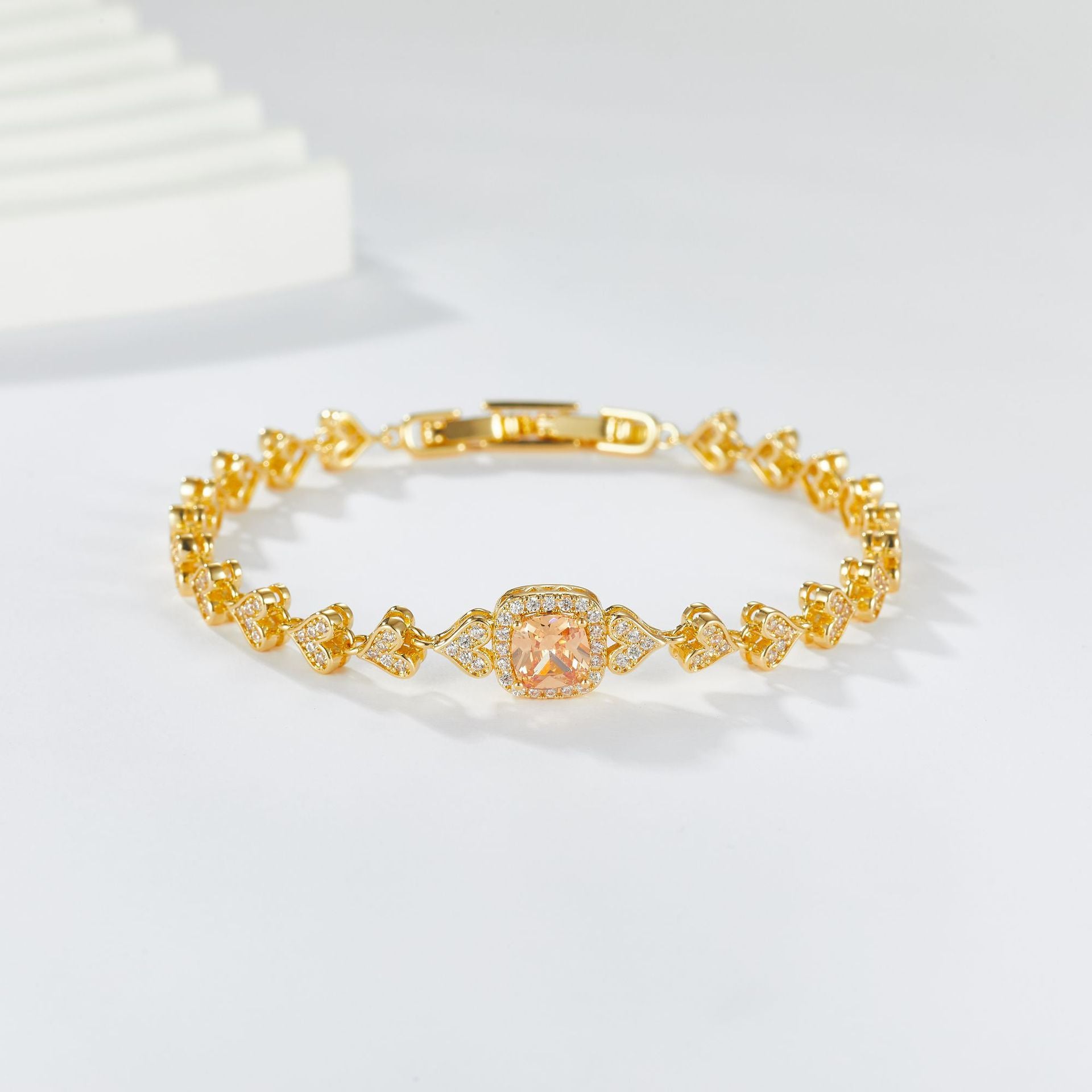 Bracelet studded with stones