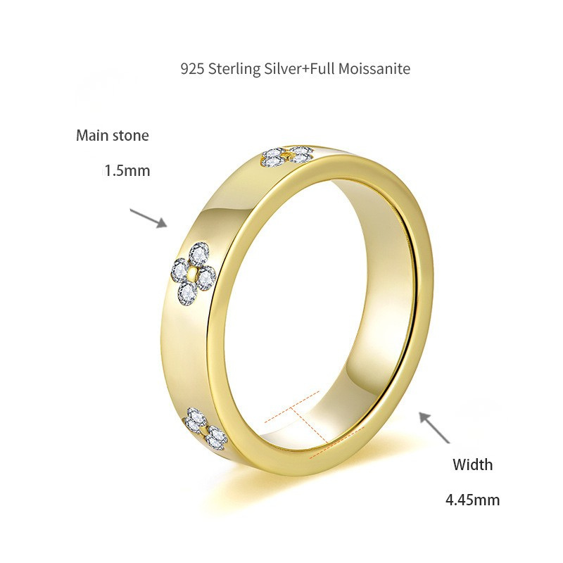 Synthetic Moissanite Ring