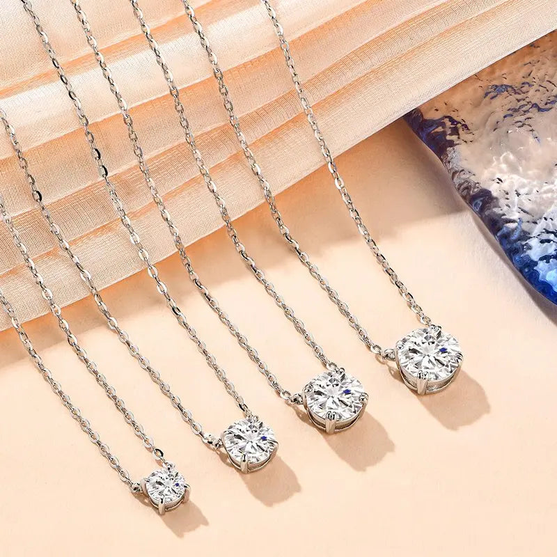 Synthetic Moissanite Necklaces