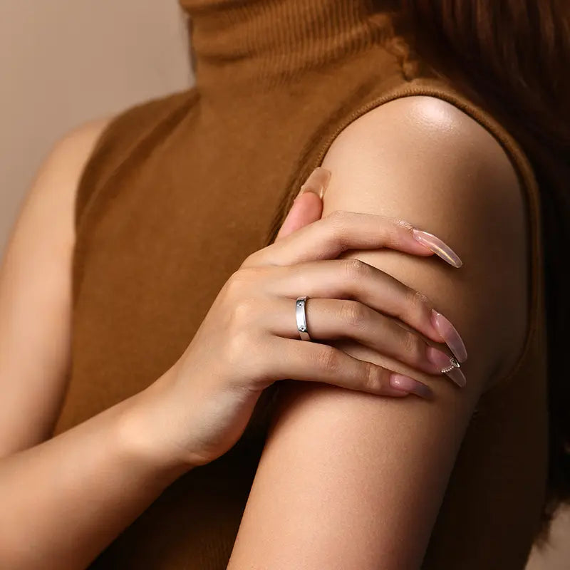 Synthetic Moissanite Ring