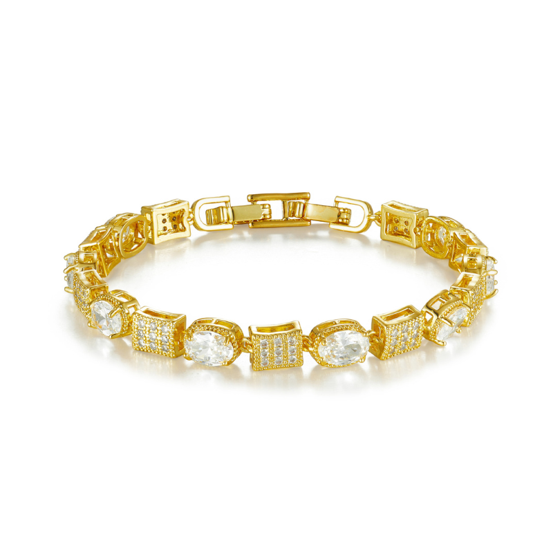 Bracelet studded with stones