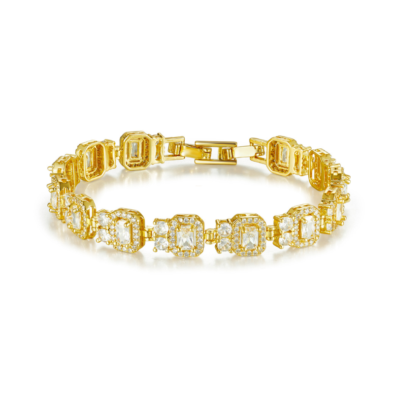 Bracelet studded with stones