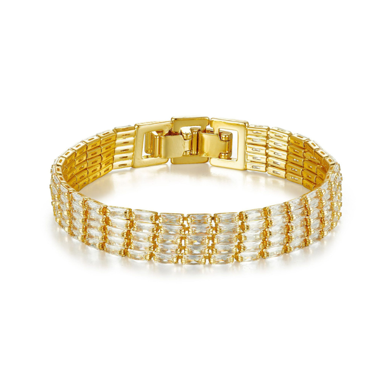 Bracelet studded with stones