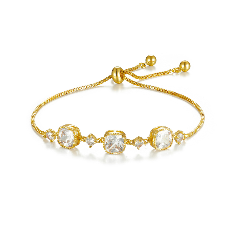 Bracelet studded with stones