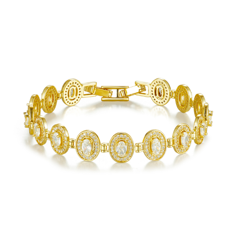 Bracelet studded with stones