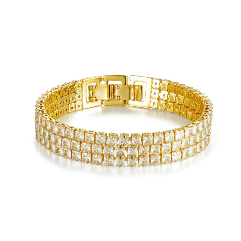 Bracelet studded with stones