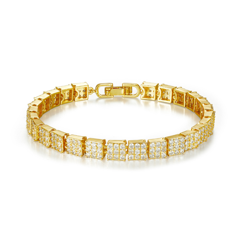 Bracelet studded with stones