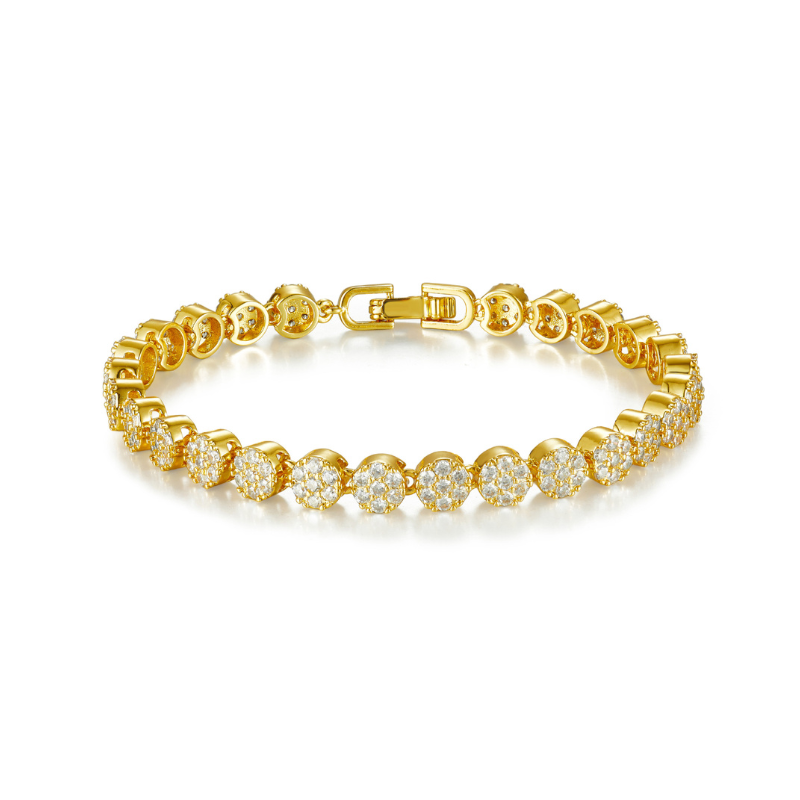 Bracelet studded with stones